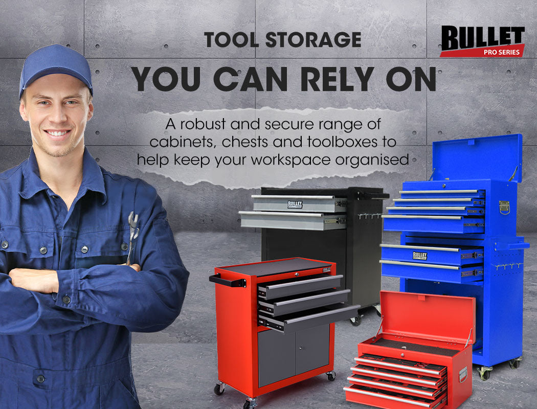 BULLET 118pc Tool Kit Box Set Metal Spanner Organizer Household Toolbox Socket