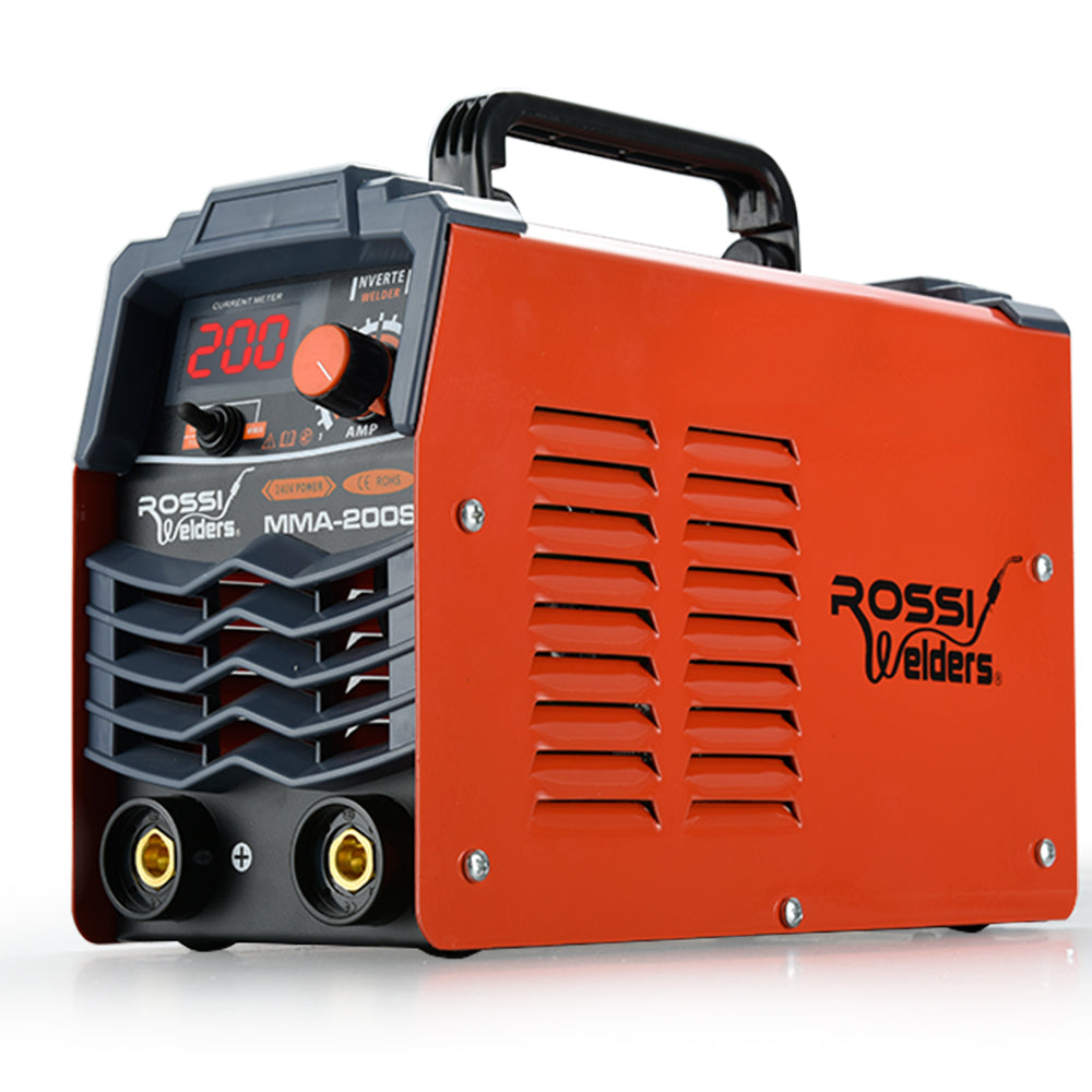 ROSSI Stick Welder 200 Amp Inverter Welding Machine MMA Portable ARC DC 200A Gas