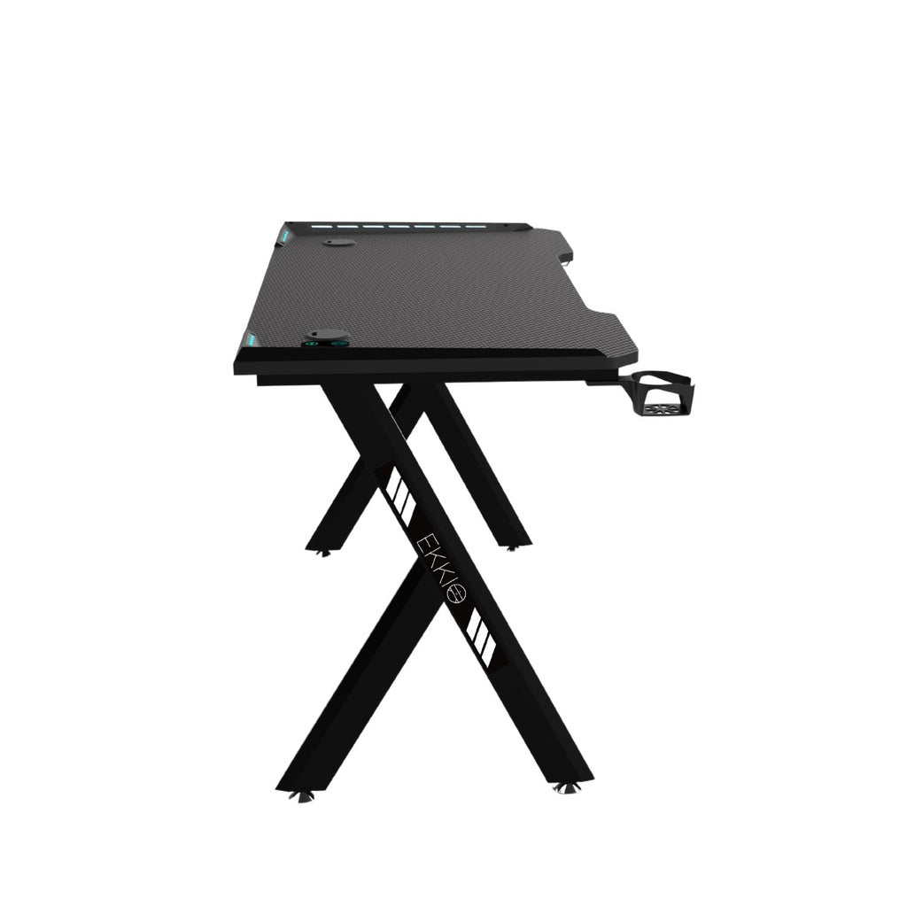 EKKIO RGB Gaming Desk Y Shape Black 100cm EK-GD-100-AL