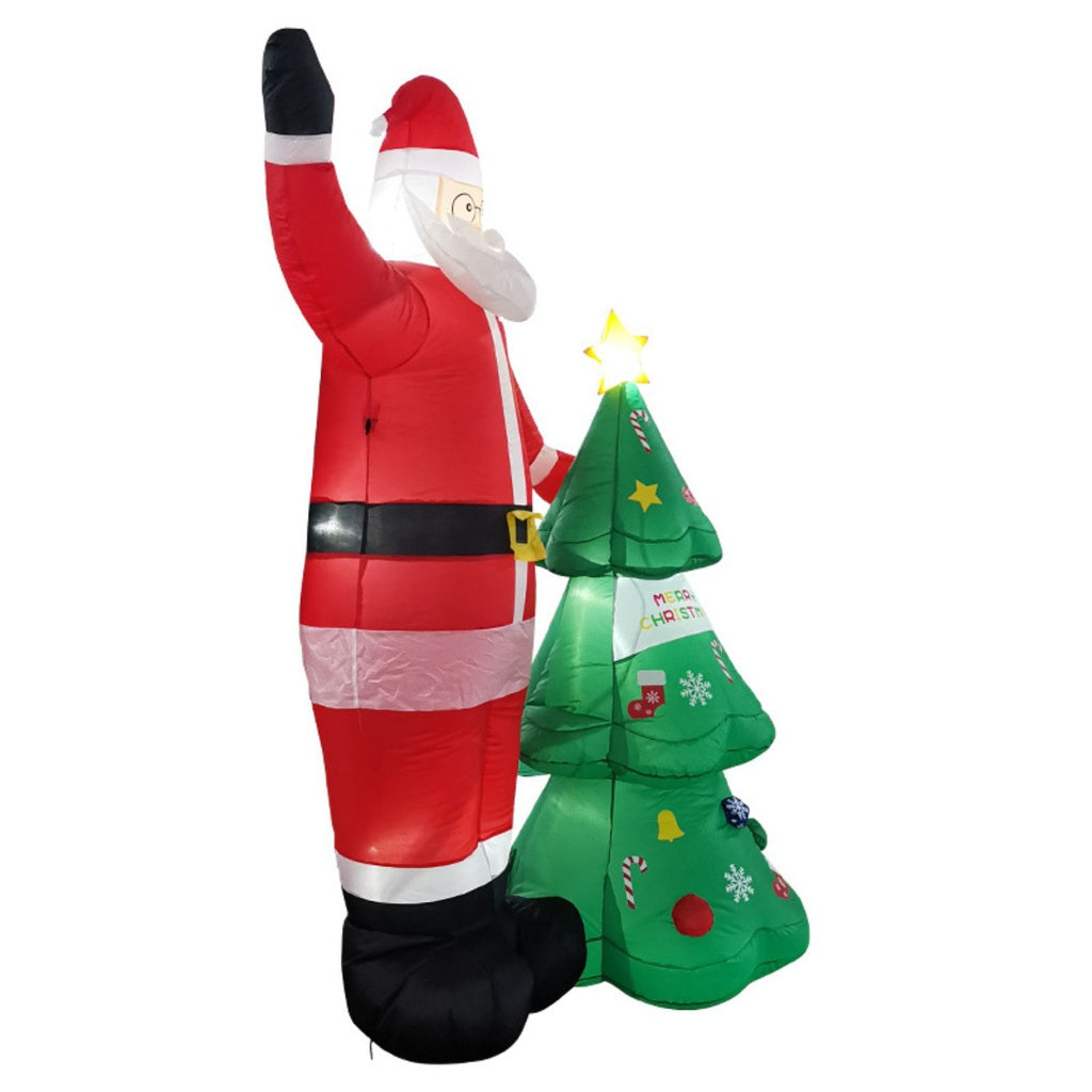 Festiss 2.5m Santa and Christmas Tree Christmas Inflatable with LED FS-INF-01