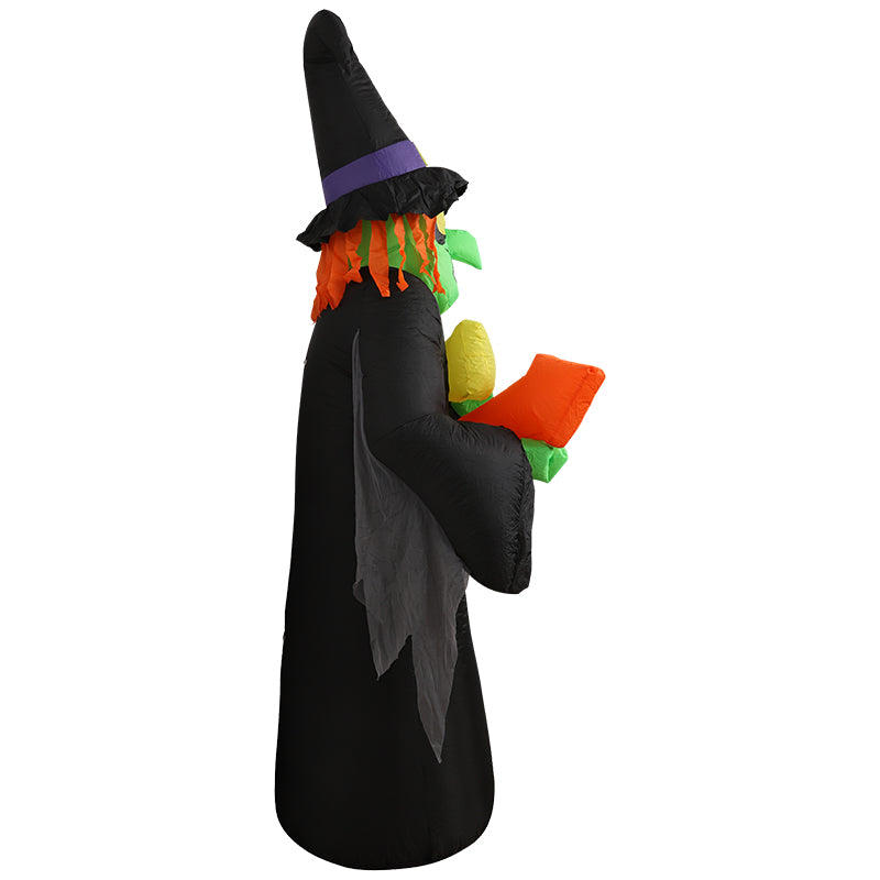 Festiss 2.4m Witch Way Halloween Inflatable with LED FS-INF-17