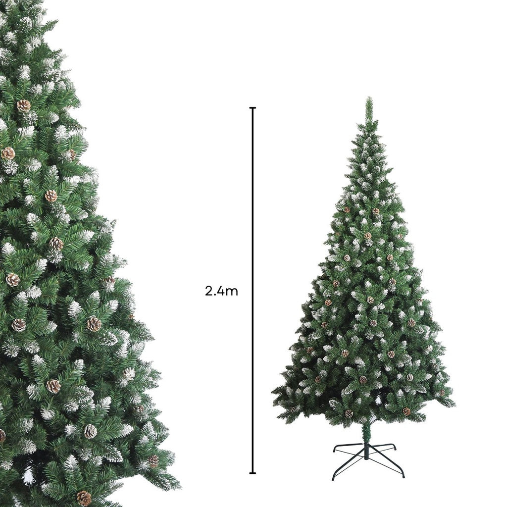 Festiss 2.4m Christmas Tree With White Snow FS-TREE-01