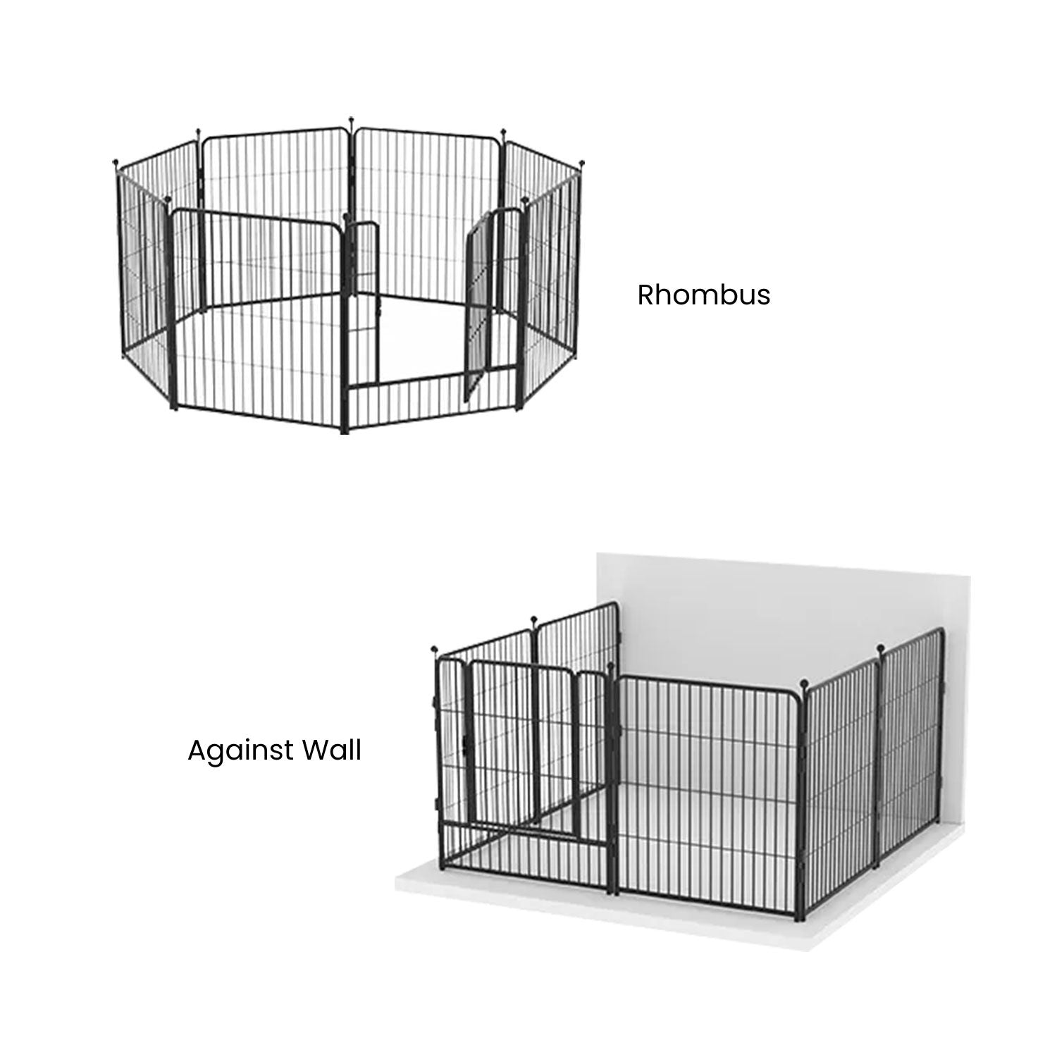 Floofi Dog Playpen 24" (Thick Model) FI-PP-105-XD