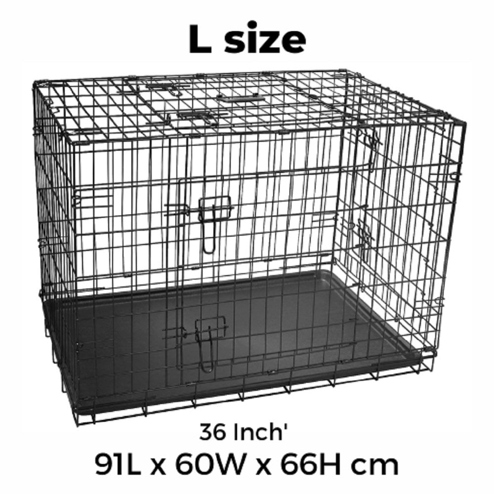 Floofi Dog Cage 36" FI-PC-128-XD