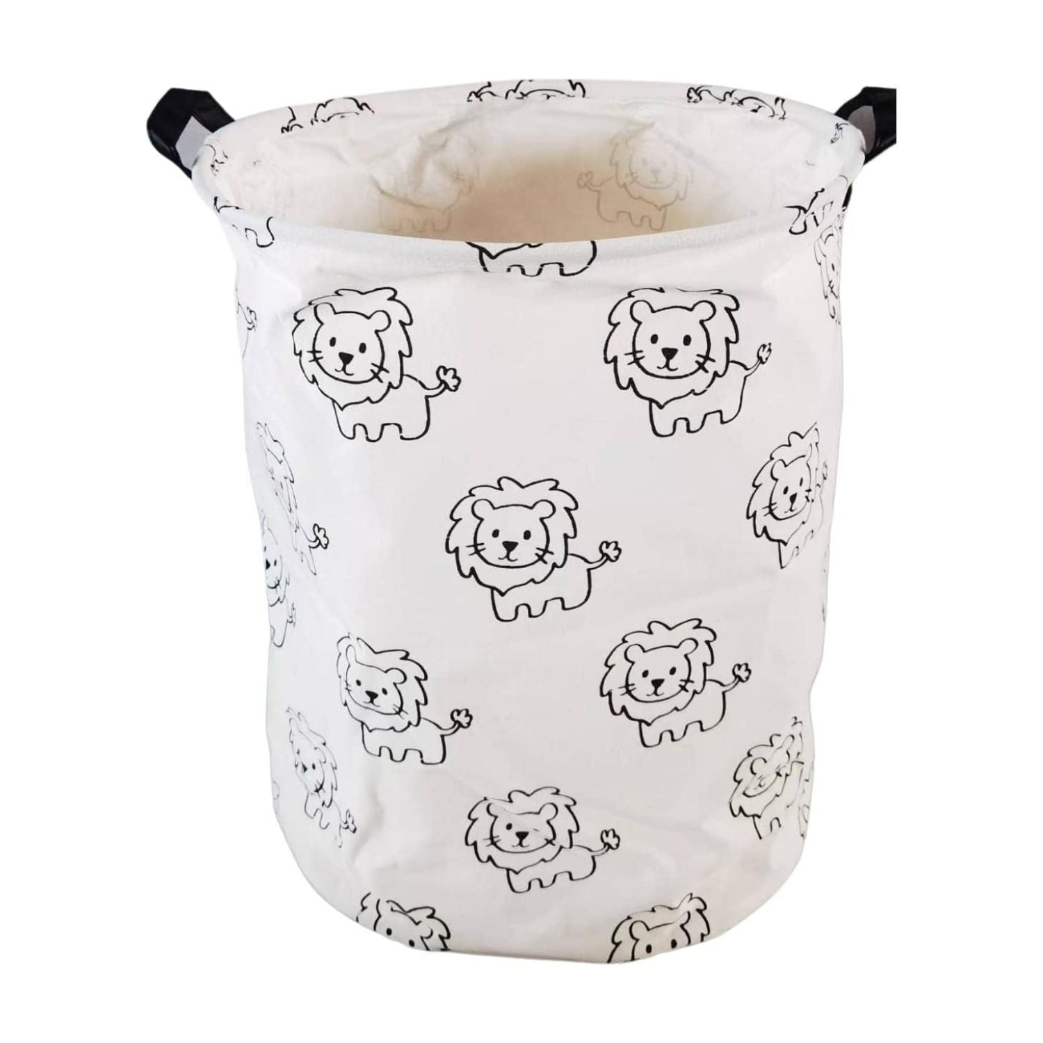 GOMINIMO Laundry Basket Round Foldable (Lion) GO-LB-114-CN