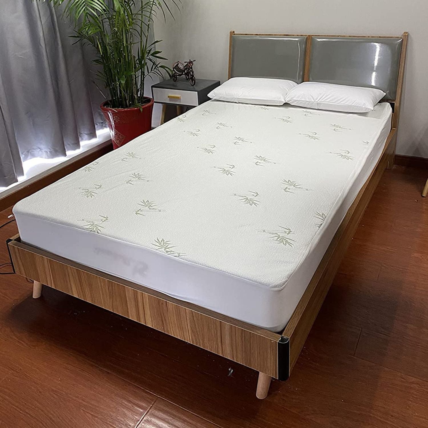 Gominimo Bamboo Jacquard Mattress Protector Double GO-MP-118-TC