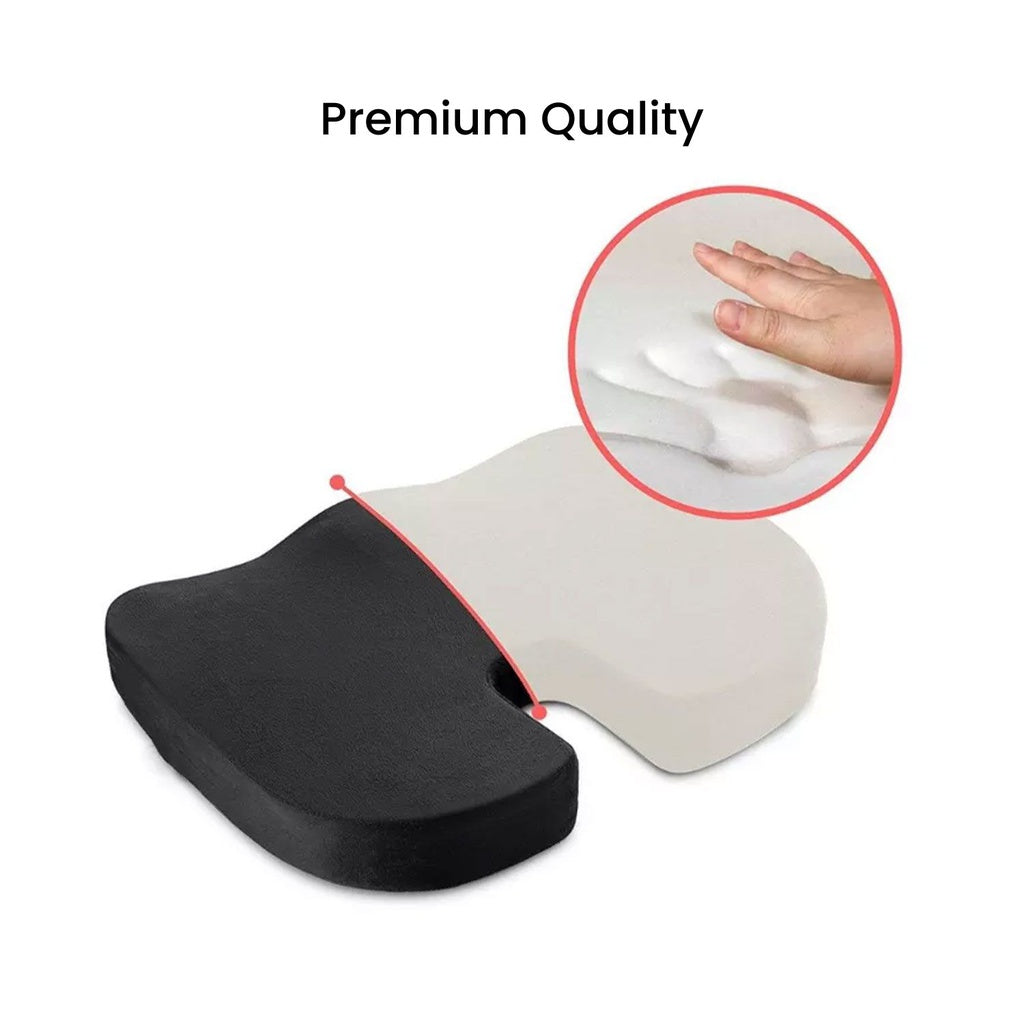 GOMINIMO Memory Foam Seat U Shape Black