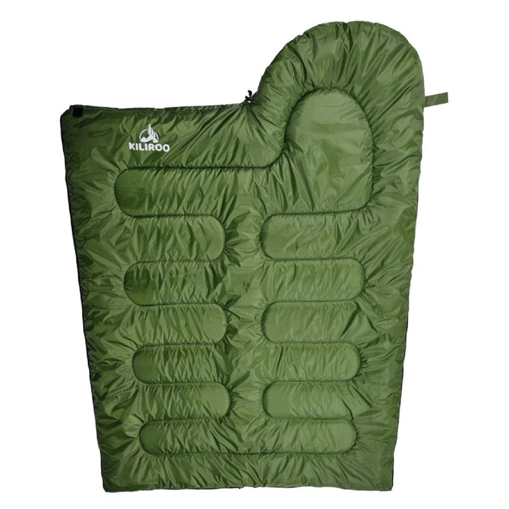 KILIROO Sleeping Bag 500GSM Army Green