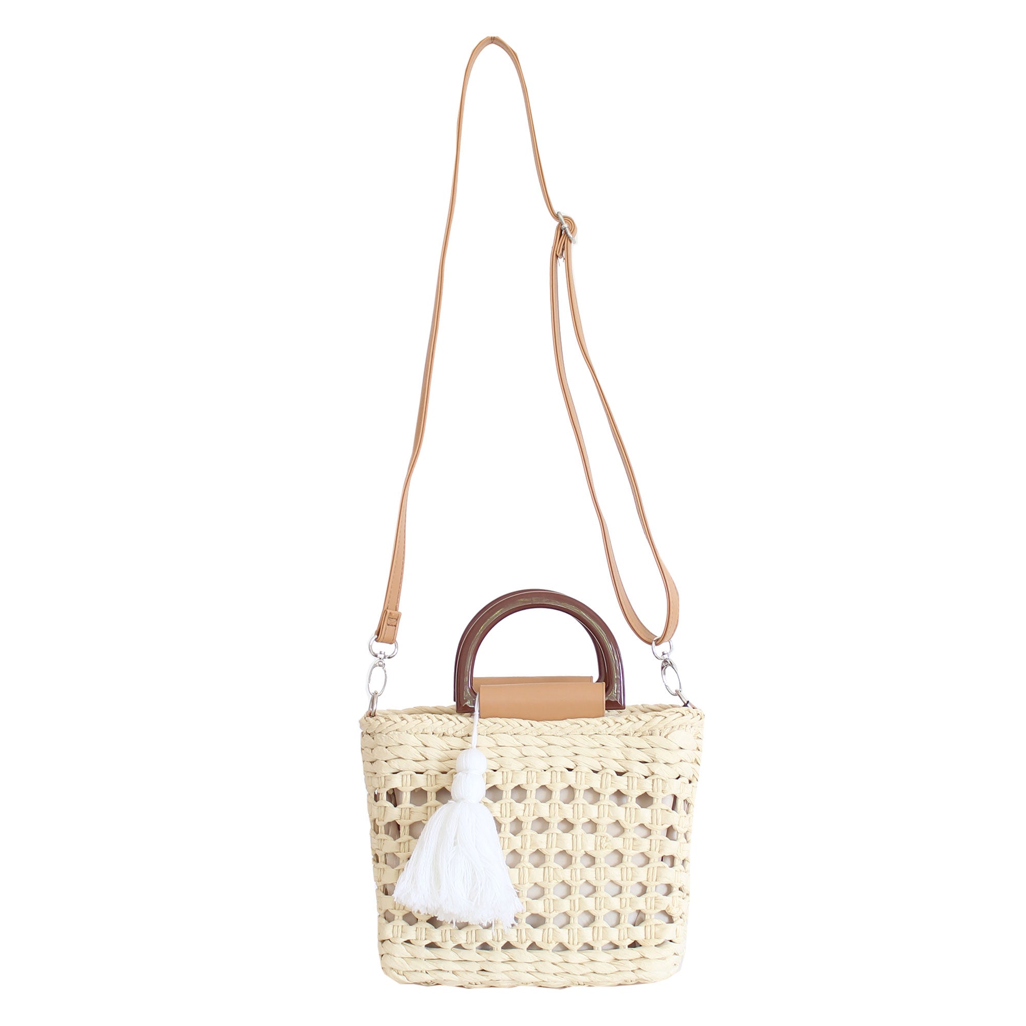 Kelly Straw Handbag