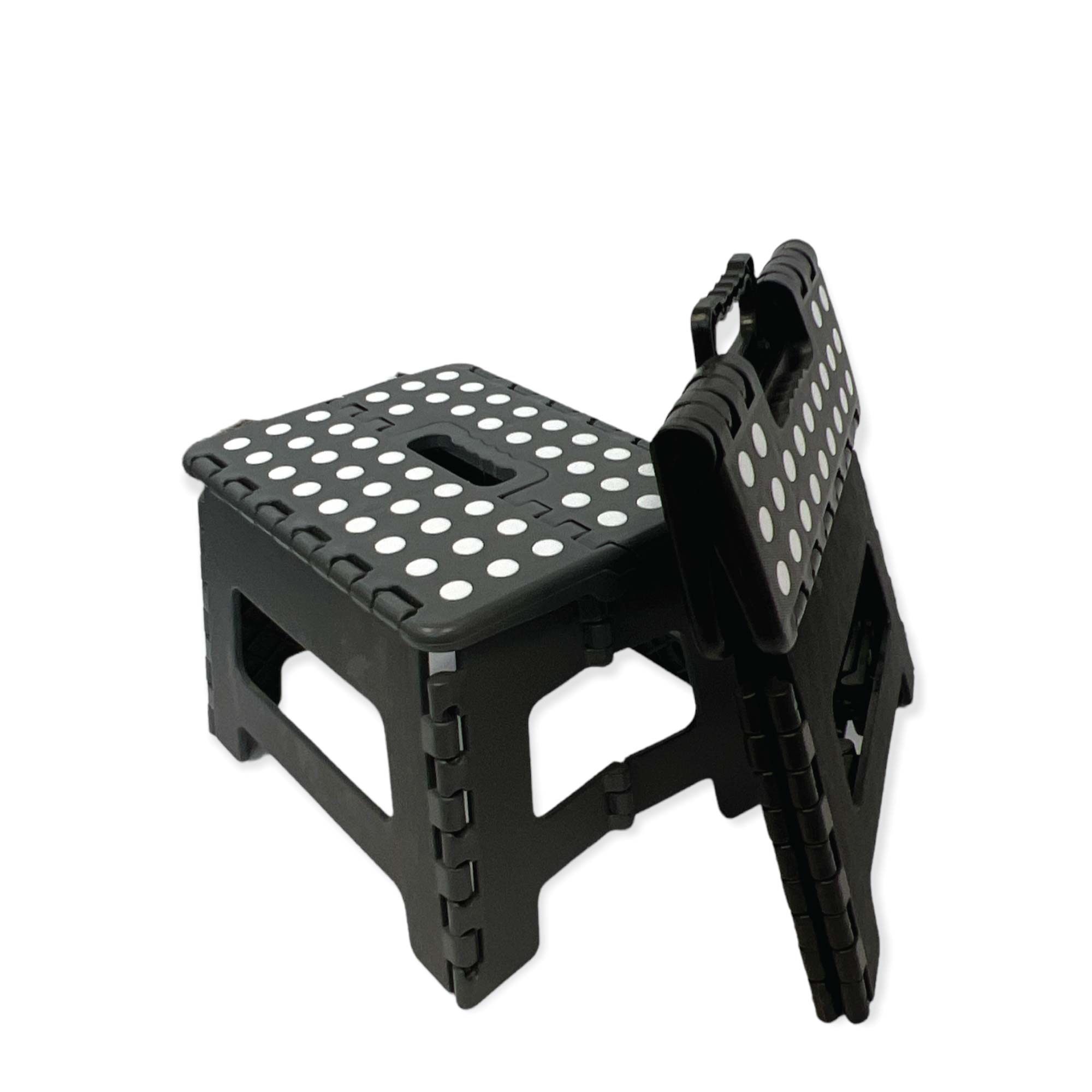 Folding Step Stool 22cm Portable Plastic Collapsible Fold Up Chair Random Colour