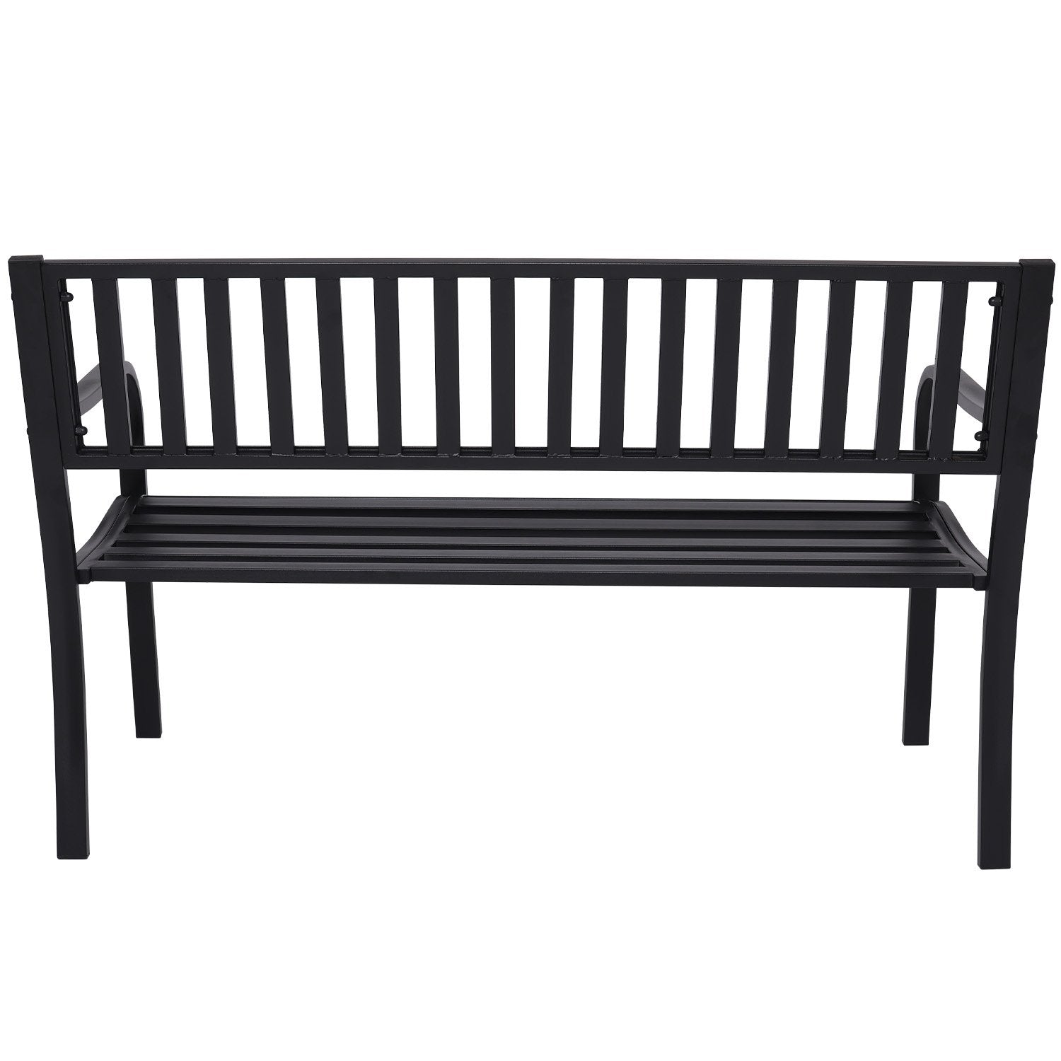 Wallaroo Steel Outdoor Garden Bench - Modern