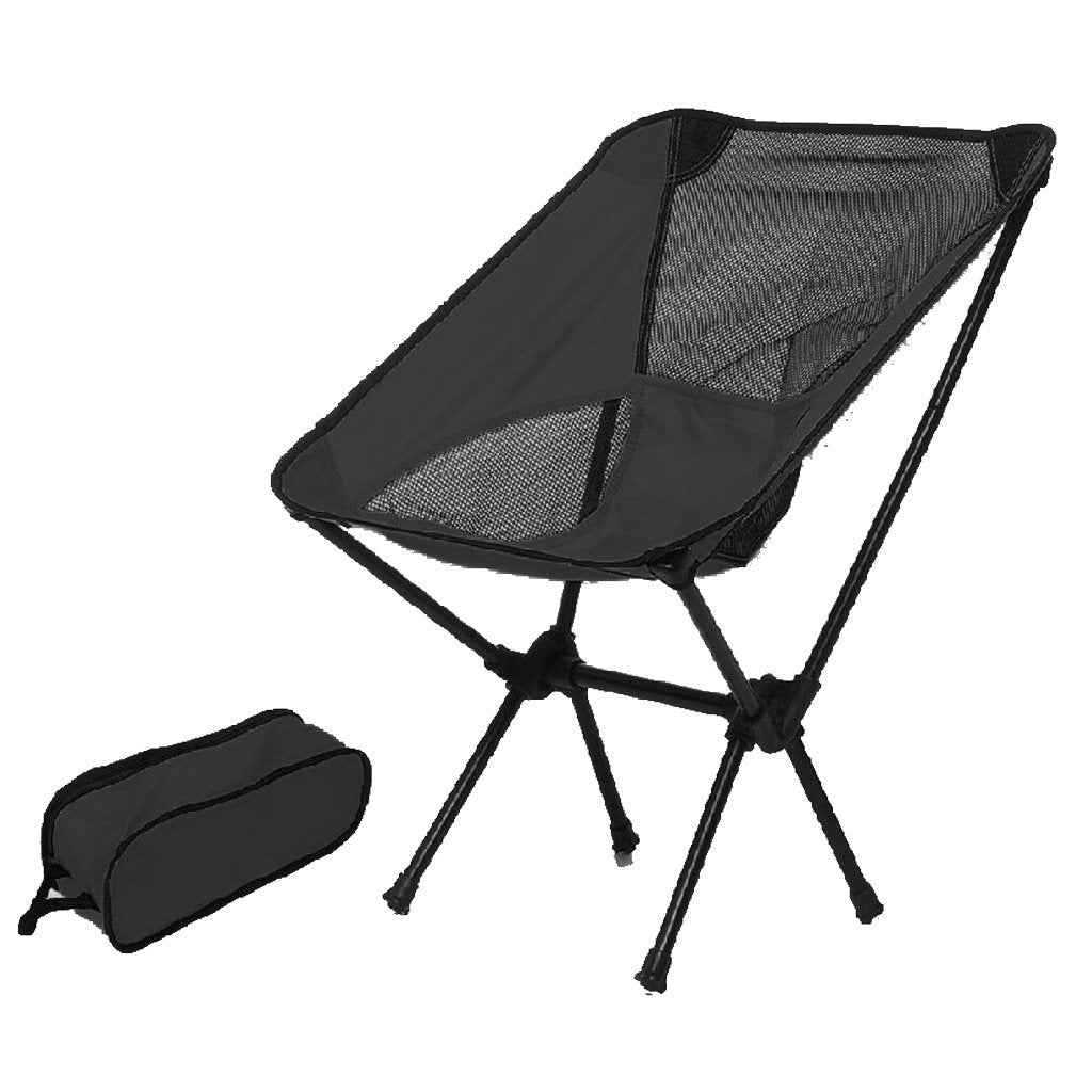 Ultralight Aluminum Alloy Folding Camping Camp Chair Outdoor Hiking Patio Backpacking Sky