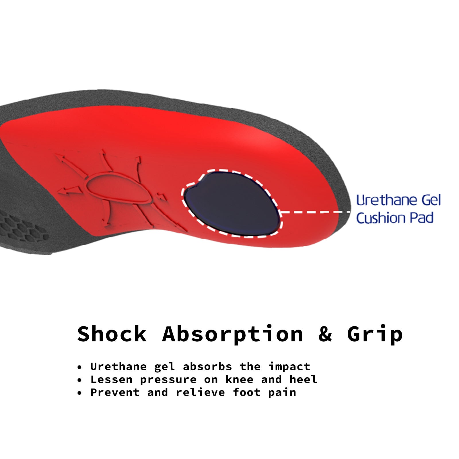 Bibal Insole 4X Pair S Size Full Whole Insoles Shoe Inserts Arch Support Foot Pads