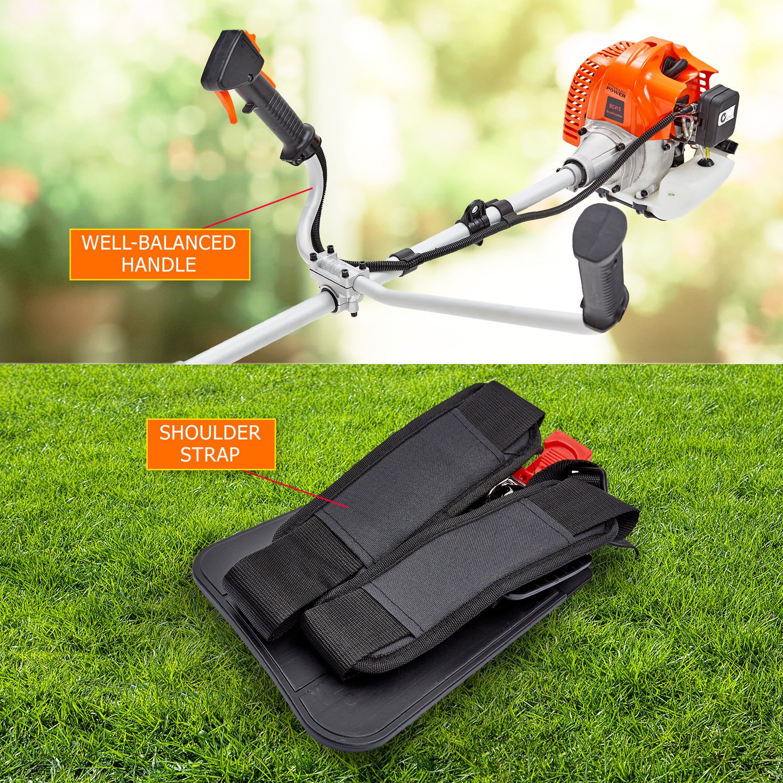 Dynamic Power Garden Whipper Snipper Brush Cutter 43cc + 1 Blade