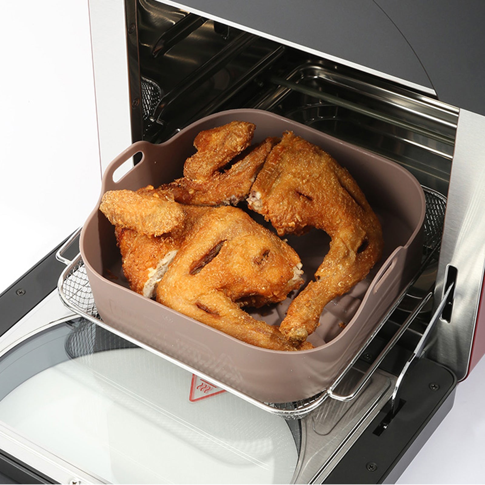 Balsang Square Chocolate Airfryer Reusable Silicone Pot Nonstick Nontoxic