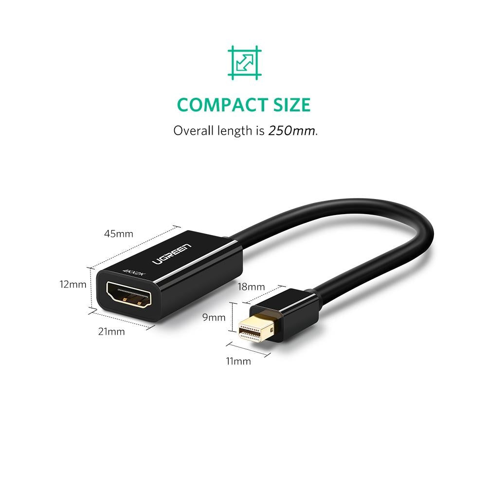 UGREEN 40360 4K Mini DP to HDMI Adapter