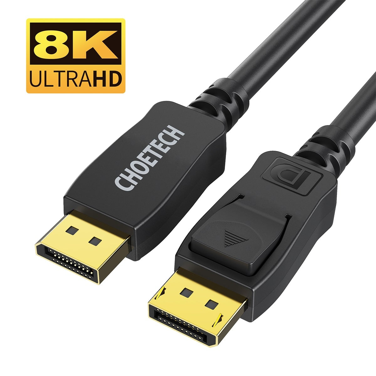 CHOETECH XDD01 DP to DP Cable 2M 8K 60Hz