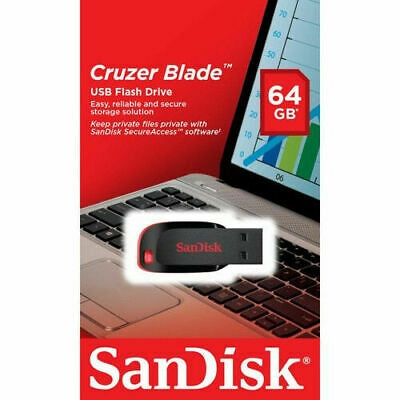 Sandisk Cruzer Blade CZ50 64GB USB Flash Drive