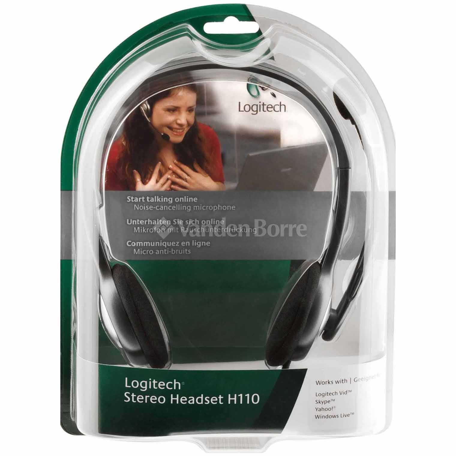 Logitech H110 Stereo Headset (981-000459)