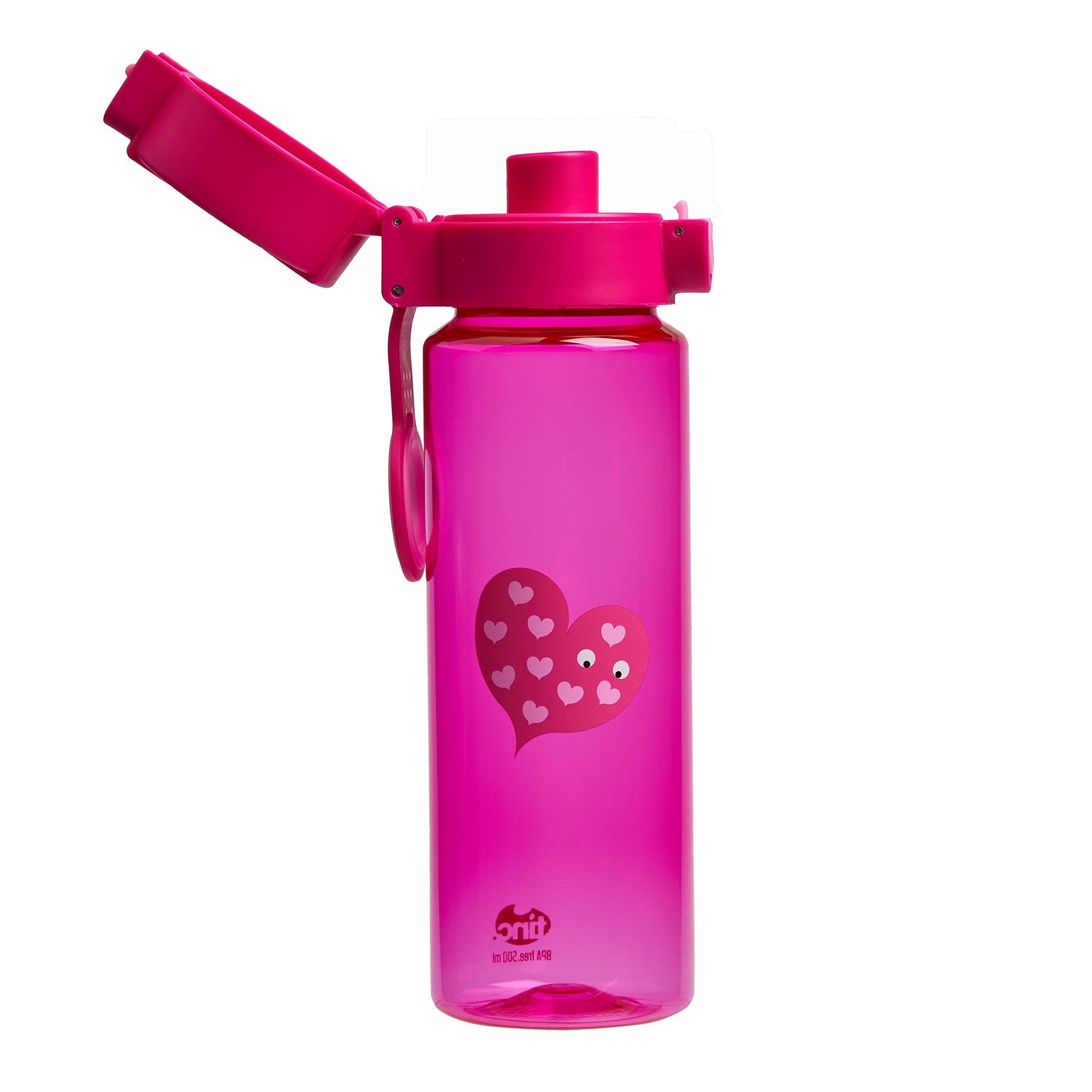 Tinc Pink Leak Proof Flip and Clip Water Bottle