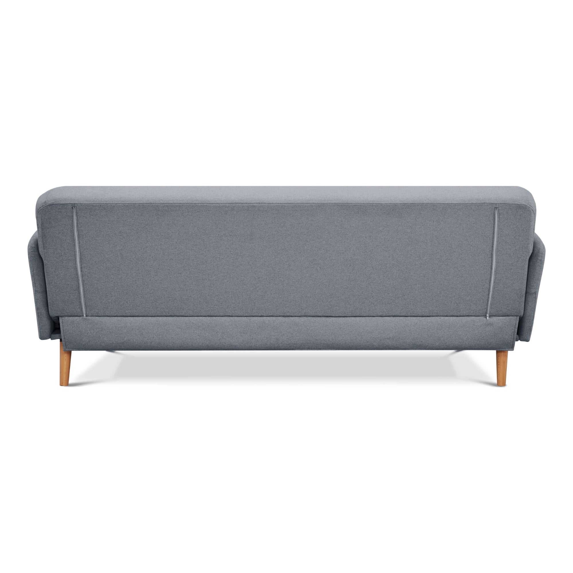 Brianna 3 + 1 Seater Sofa Fabric Uplholstered Lounge Couch - Light Grey