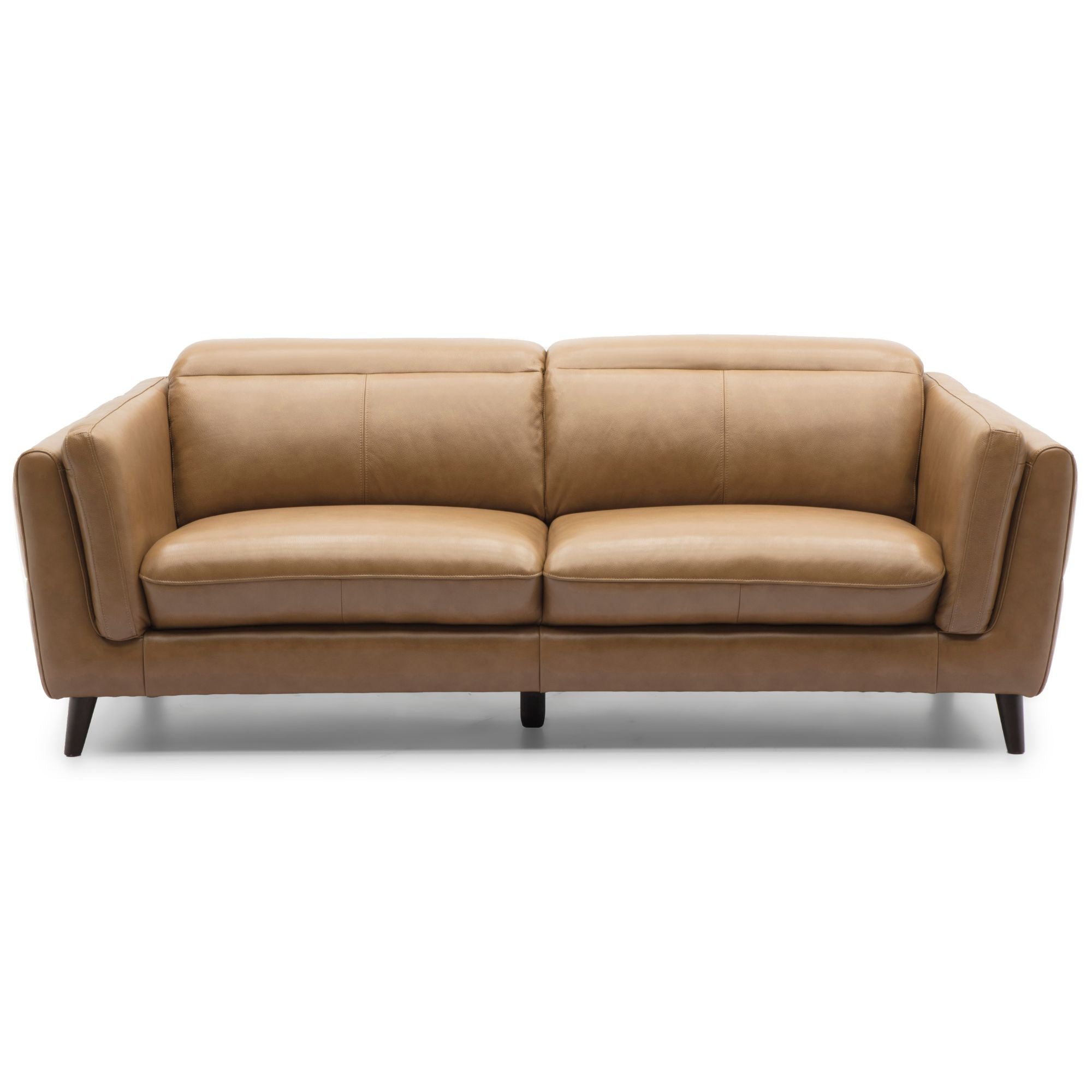 Quince 2 Seater Sofa Genuine Leather Upholstered Coach Lounge