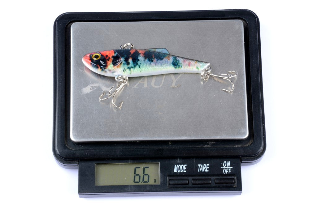 6x 7cm Vib Bait Fishing Lure Lures Hook Tackle Saltwater