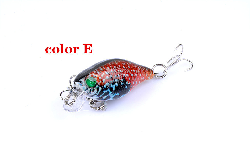 6x 4.3cm Popper Crank Bait Fishing Lure Lures Surface Tackle Saltwater