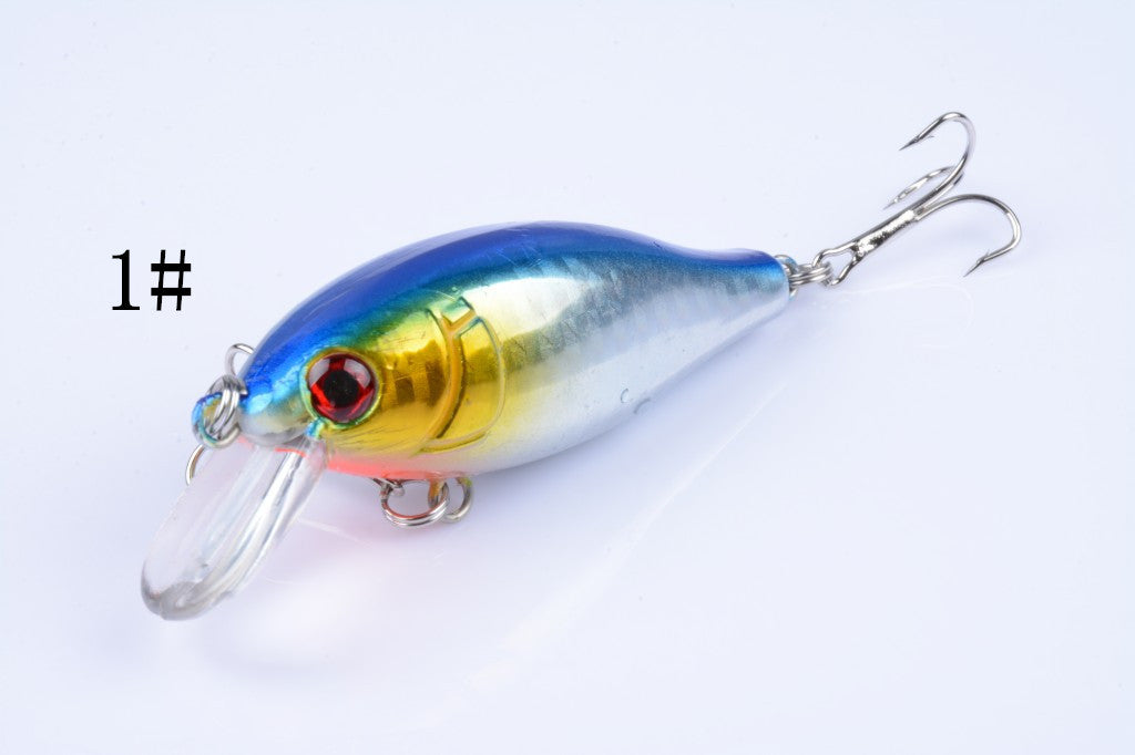 5x 7.5cm Popper Crank Bait Fishing Lure Lures Surface Tackle Saltwater