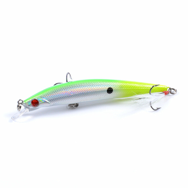 8x Popper Minnow 11.2cm Fishing Lure Lures Surface Tackle Fresh Saltwater