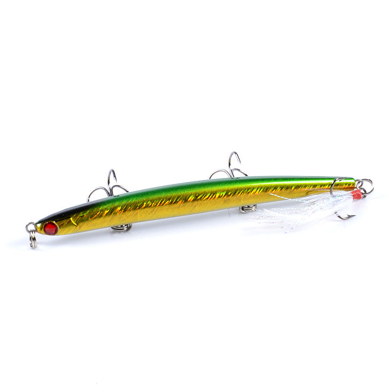 8x Popper Minnow 11.7cm Fishing Lure Lures Surface Tackle Fresh Saltwater