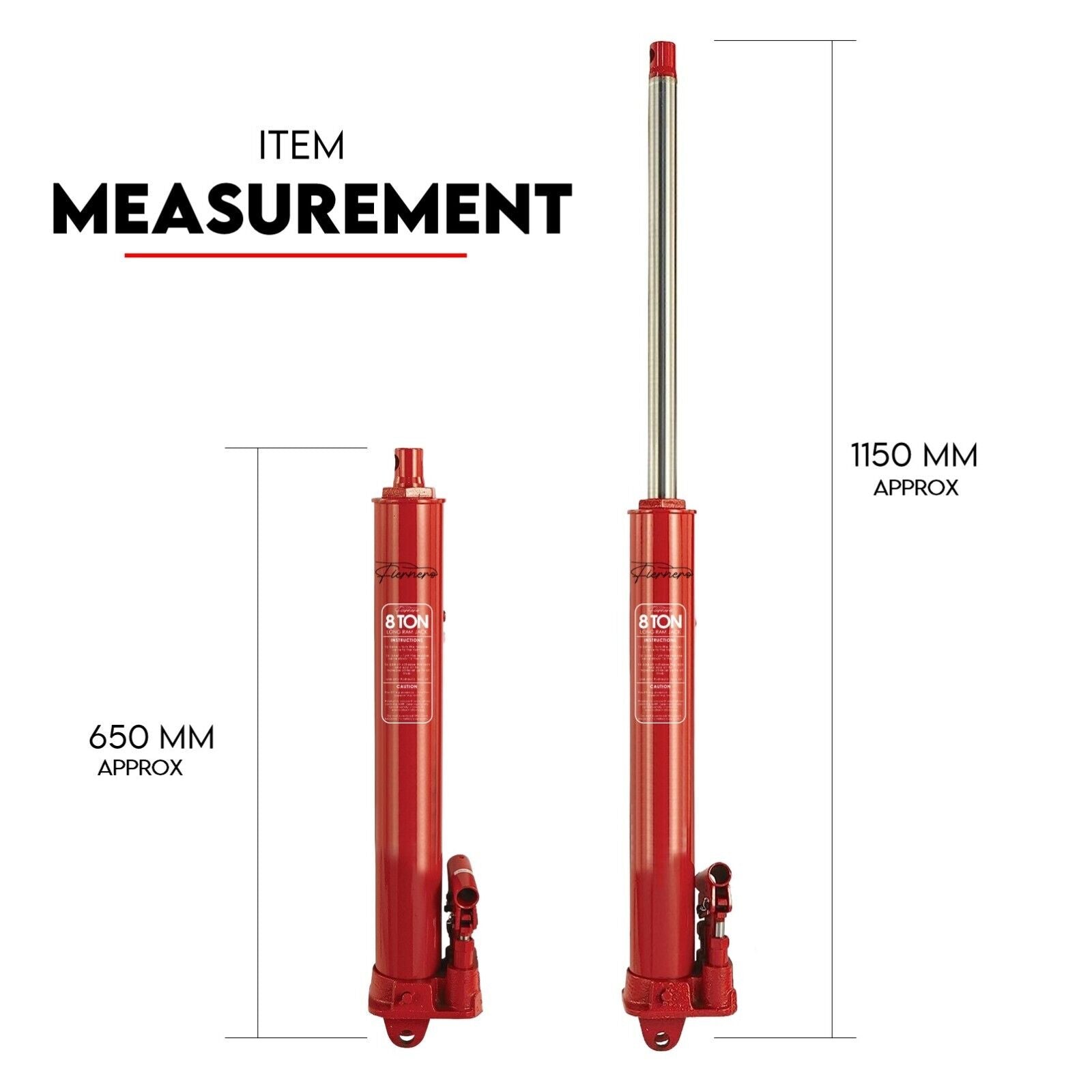 Hydraulic Long Ram 8 Ton