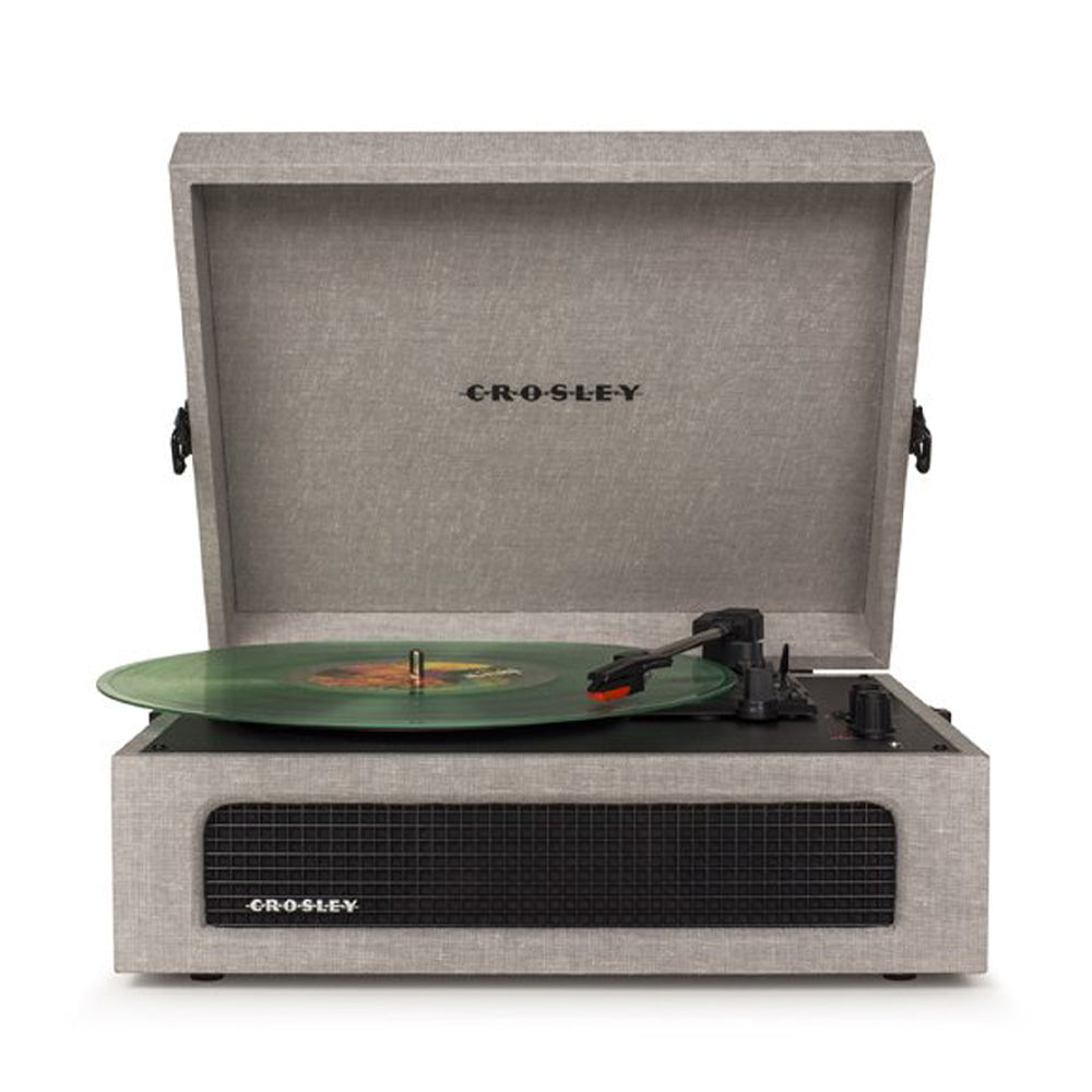 Crosley Voyager Bluetooth Portable Turntable + Crosley SOHO Stand Bundle - Grey