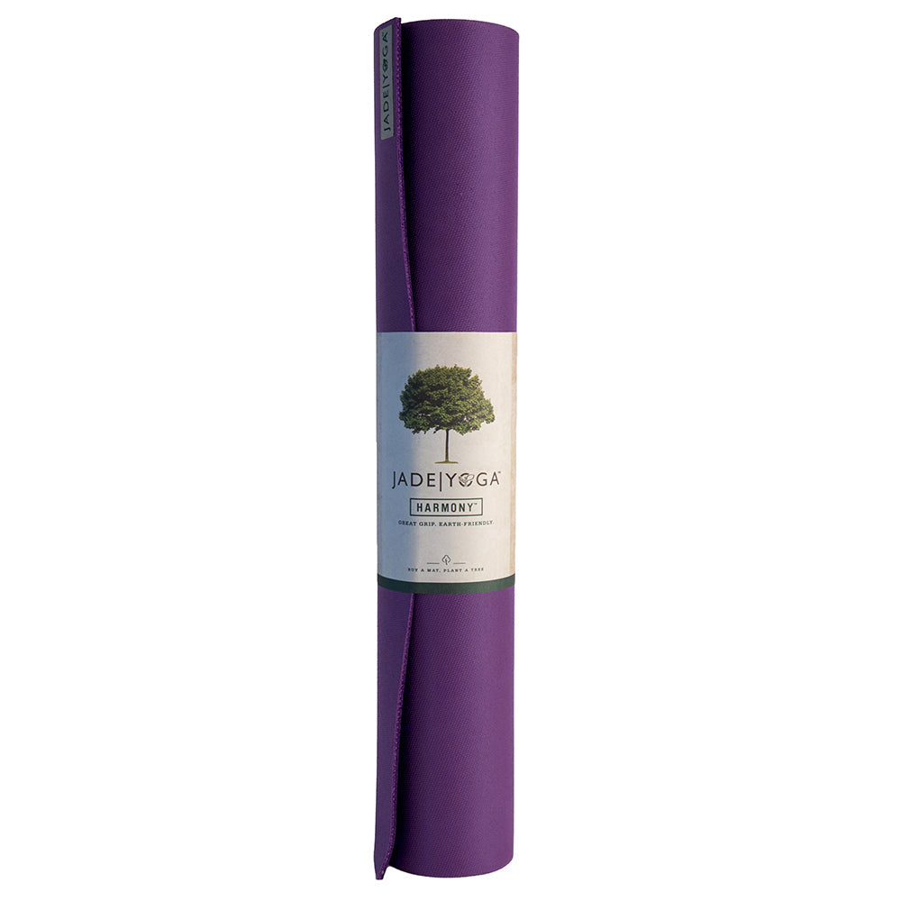 Jade Yoga Harmony Mat - Purple & Etekcity Scale for Body Weight and Fat Percentage - Black Bundle