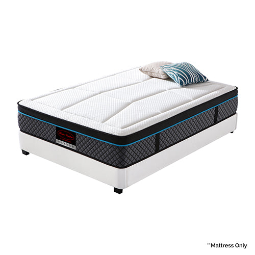 Queen Mattress in Coolmax Memory Foam 6 Zone Pocket Coil Soft Firmness