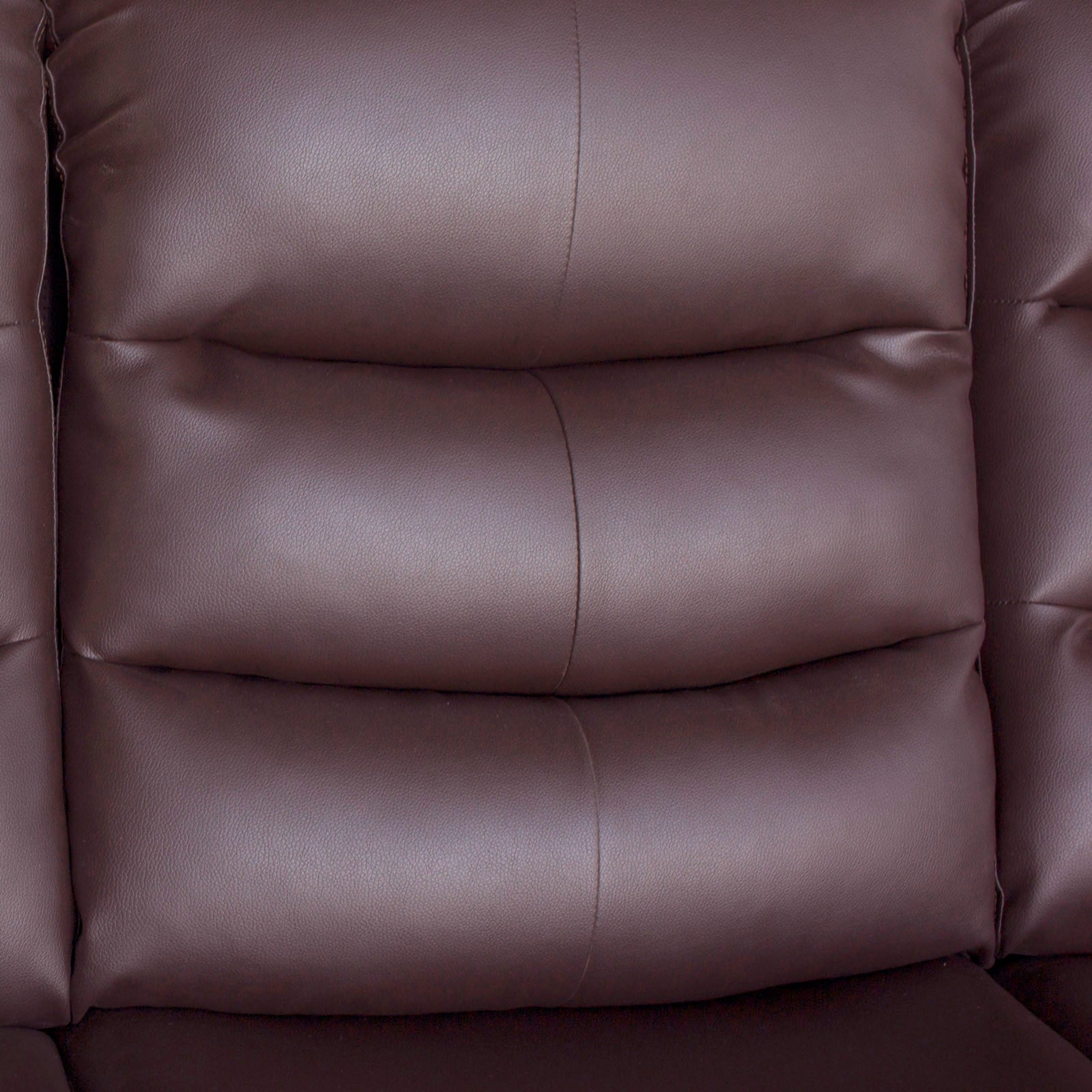 3+2 Seater Recliner Sofa In Faux Leather Lounge Couch in Brown