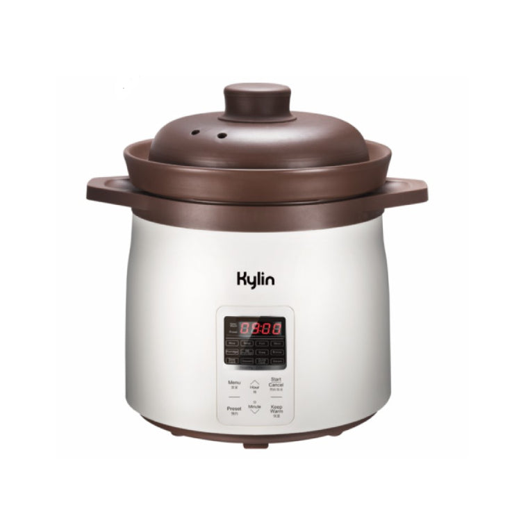 Kylin Electric Purple Clay Pot Slow Cooker 5L - K2021