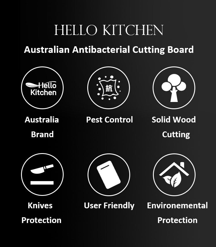 Hello Kitchen Premium Natural Camphor Laurel Cutting Chopping Board (Plain)