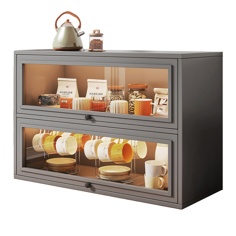 NEW Kitchen Acrylic Cup Storage Cabinet, Table Top Cup Storage Box, Tea Cup Rack