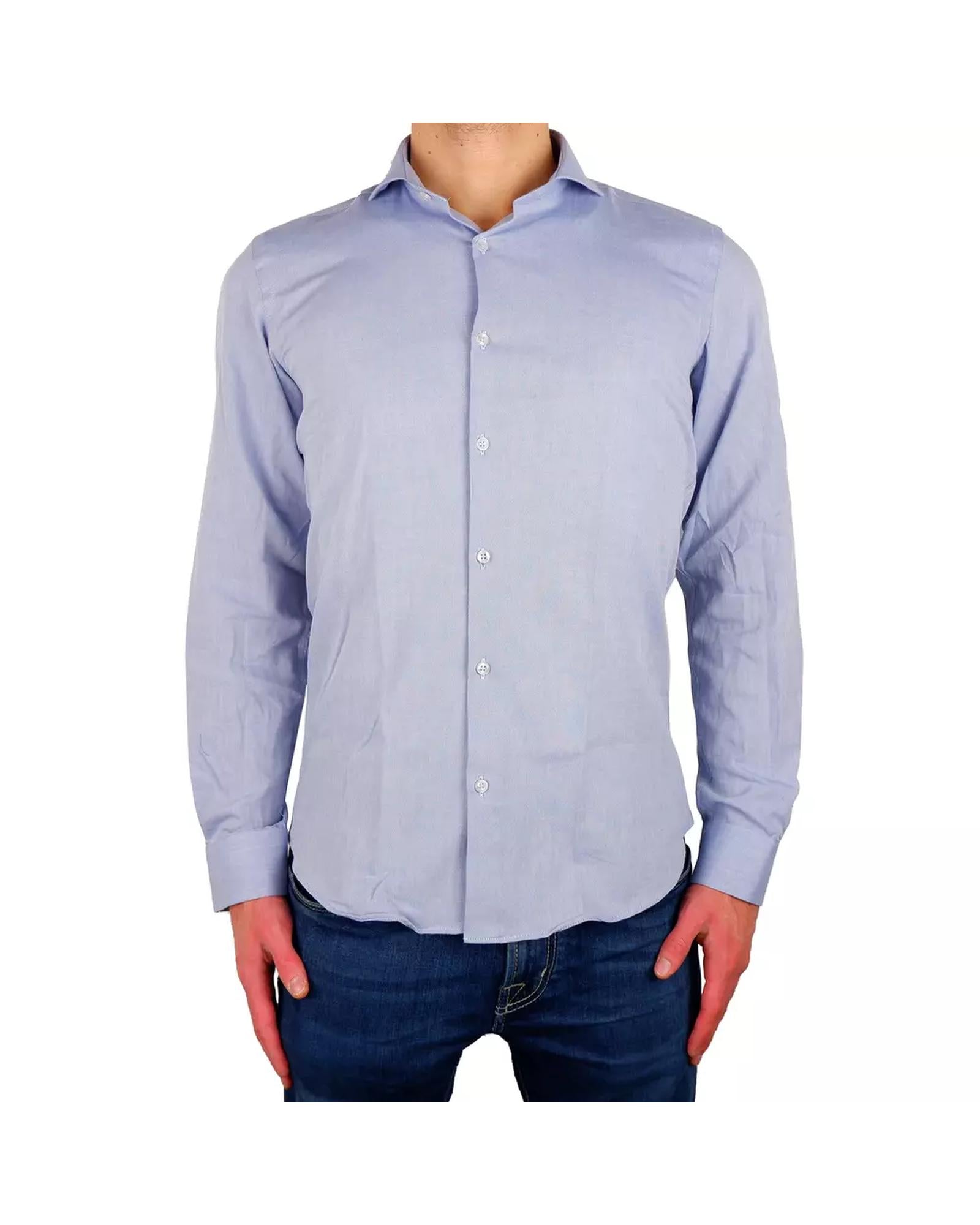 Milano Solid Color Shirt 41 IT Men