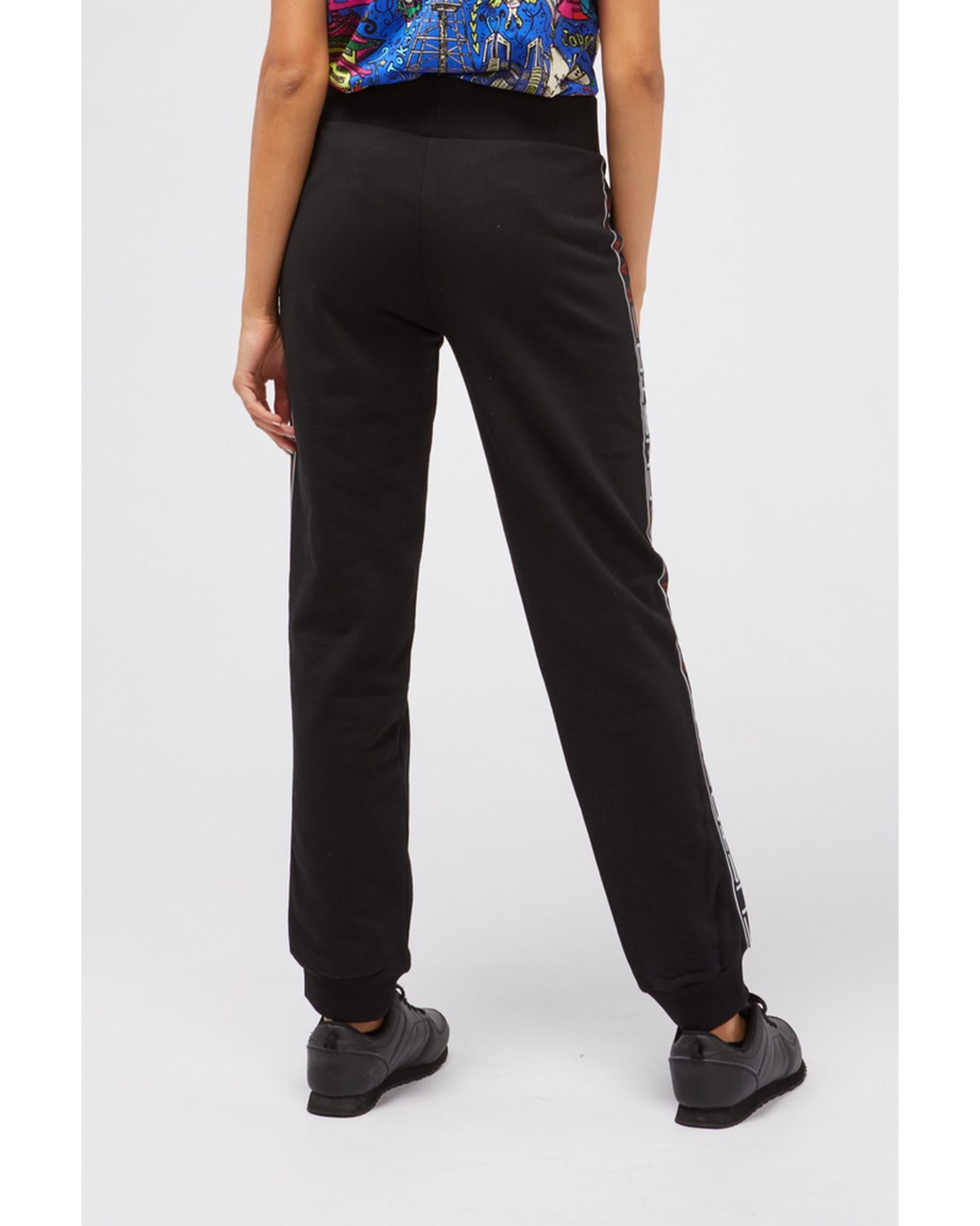 Logo Side Band Sweatpants with Cuffed Bottom L Women