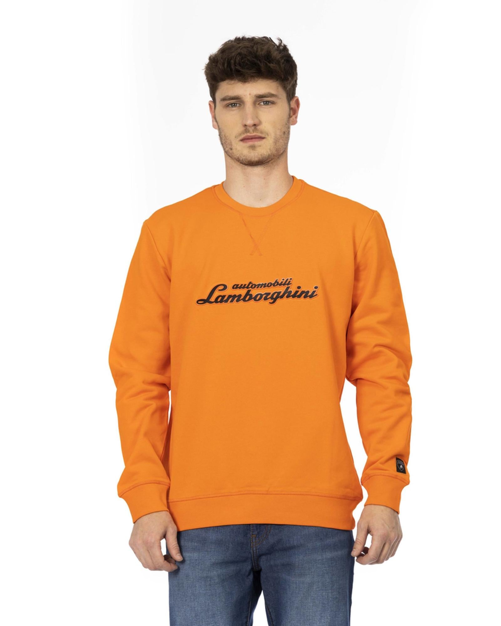 Front Print Logo Insert Crewneck Sweatshirt XL Men