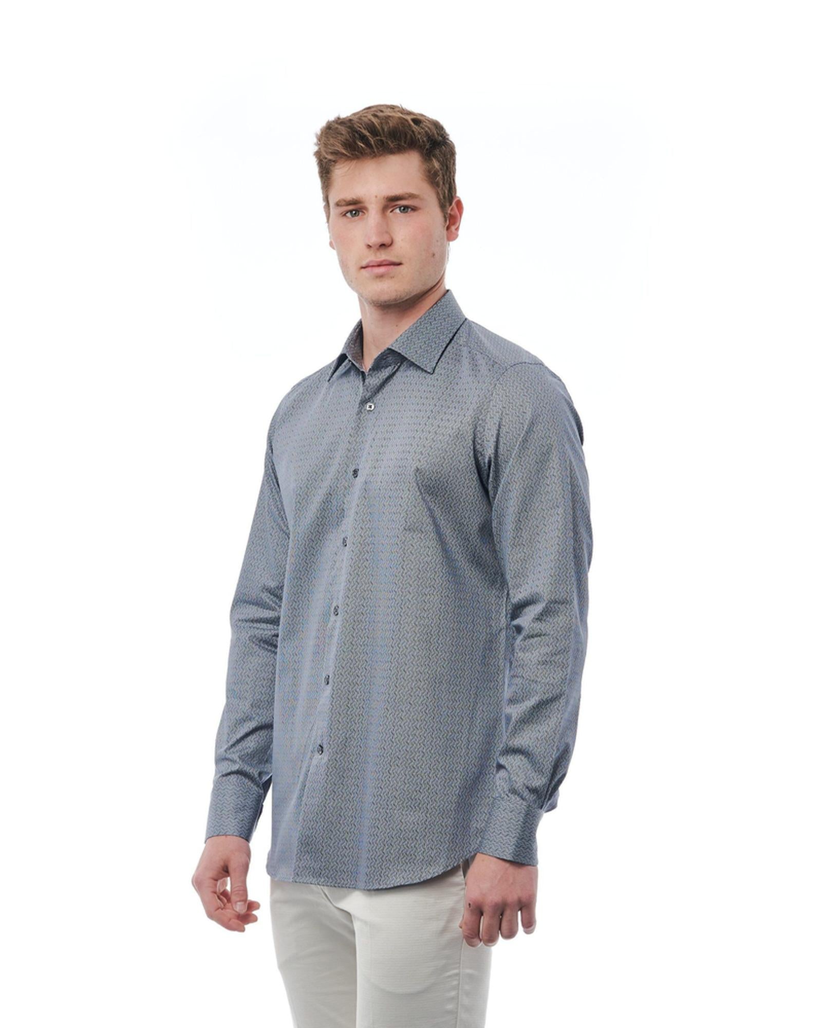 Regular Fit Shirt with Italian Collar 41 IT Men