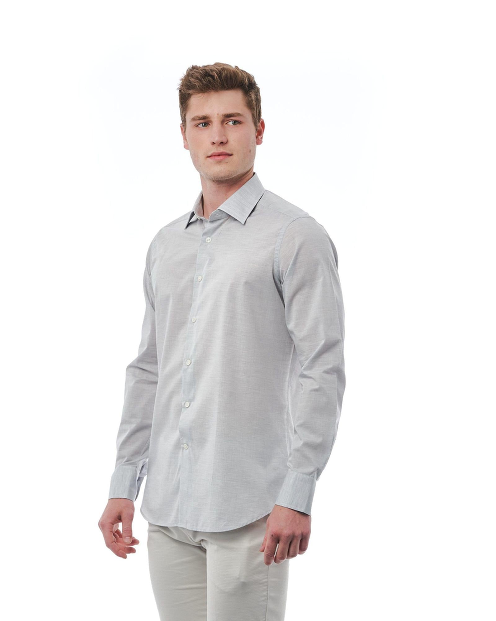 Regular Fit Shirt With Italian Collar 41 IT Men