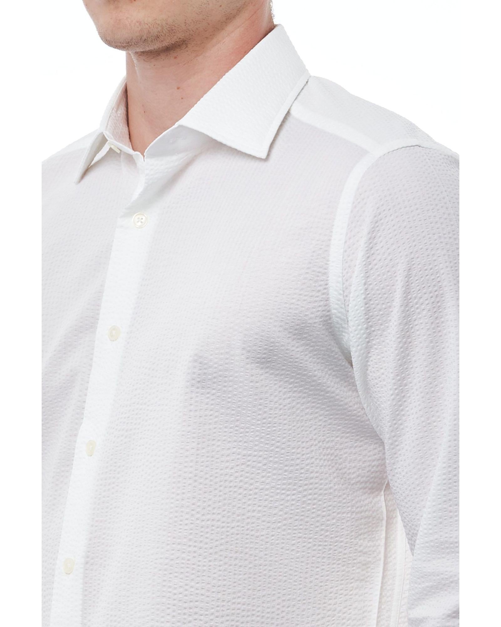 Regular Fit Shirt with Italian Collar 41 IT Men