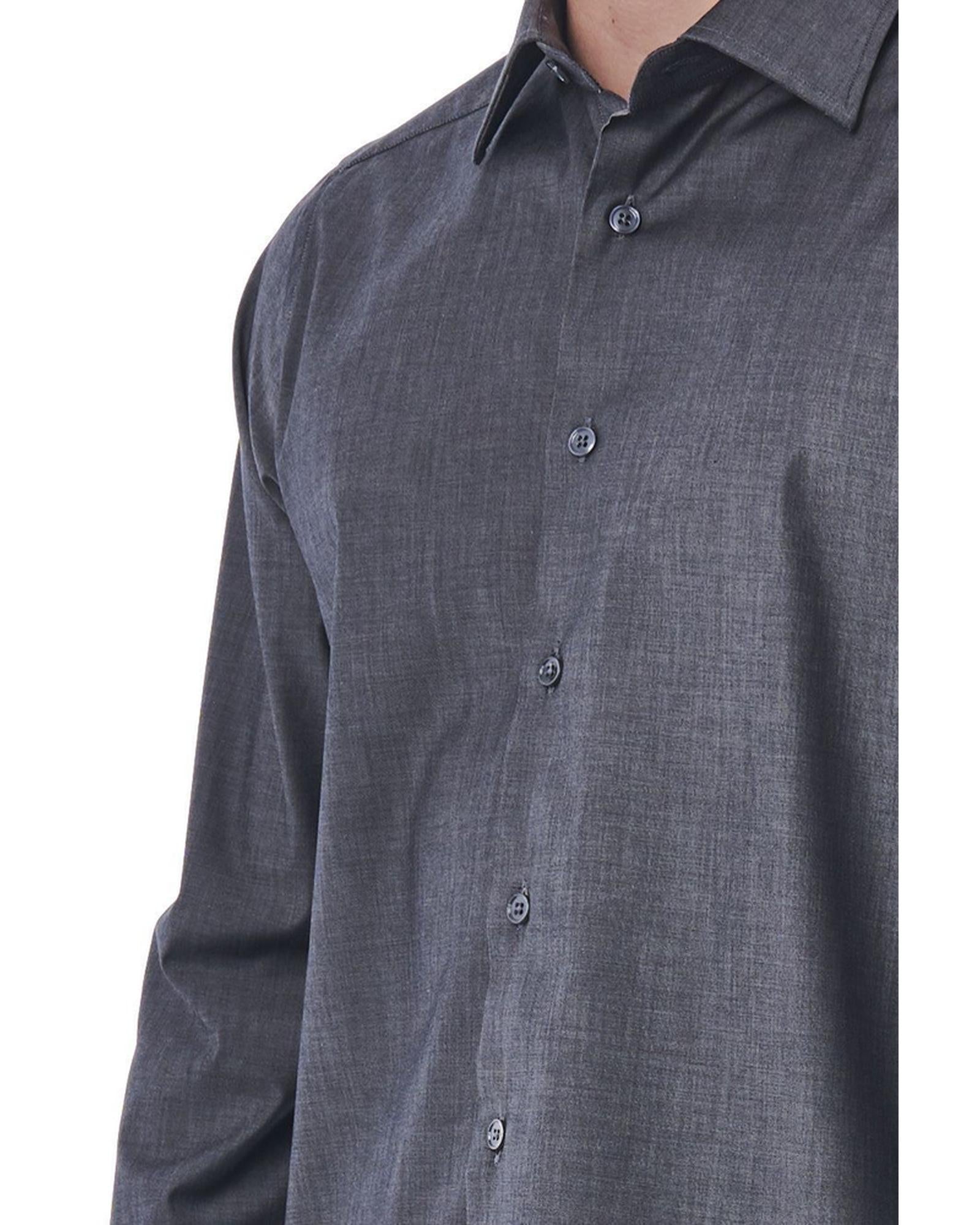 Regular Fit Shirt with Italian Collar 44 IT Men