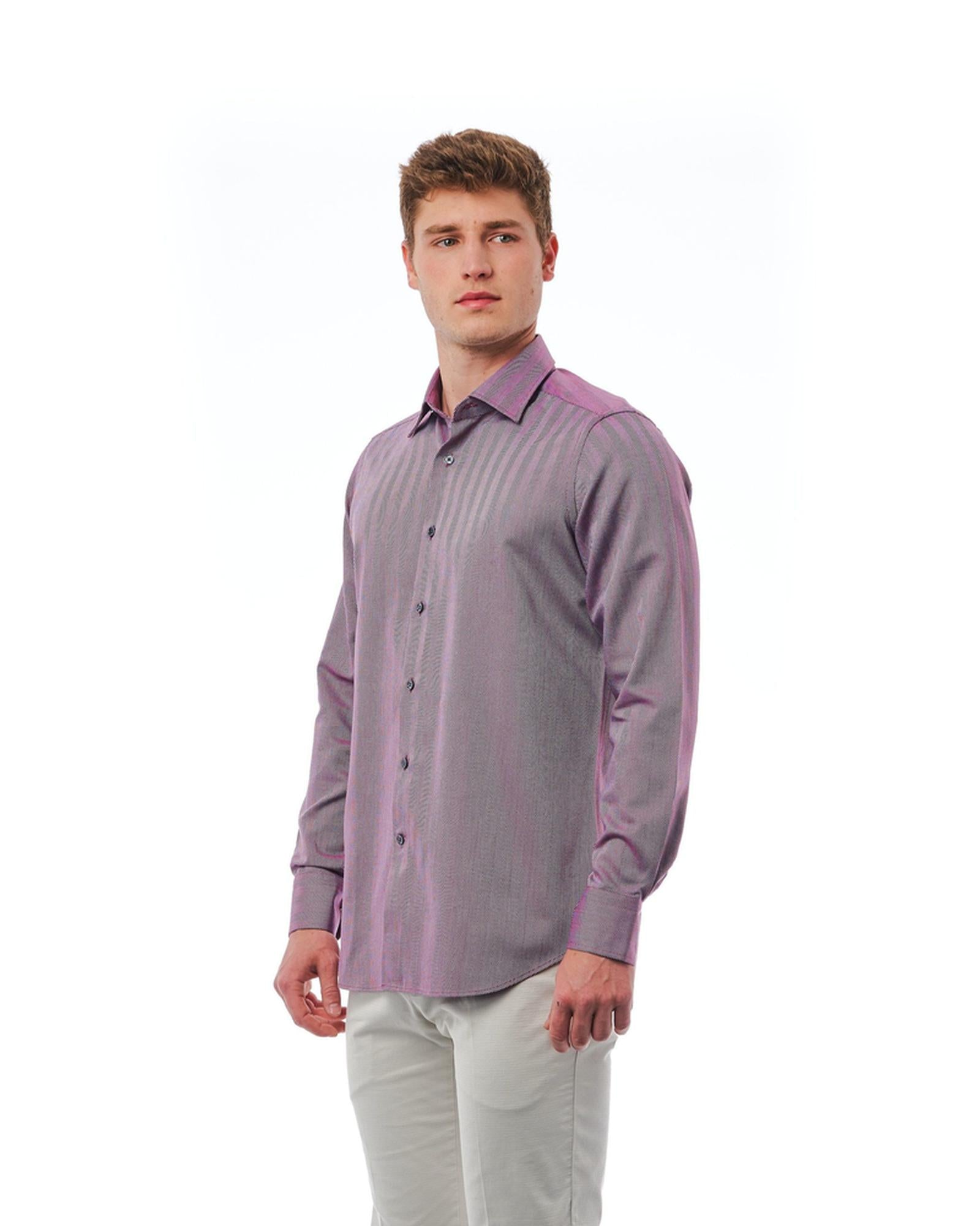 Regular Fit Shirt with Italian Collar 41 IT Men