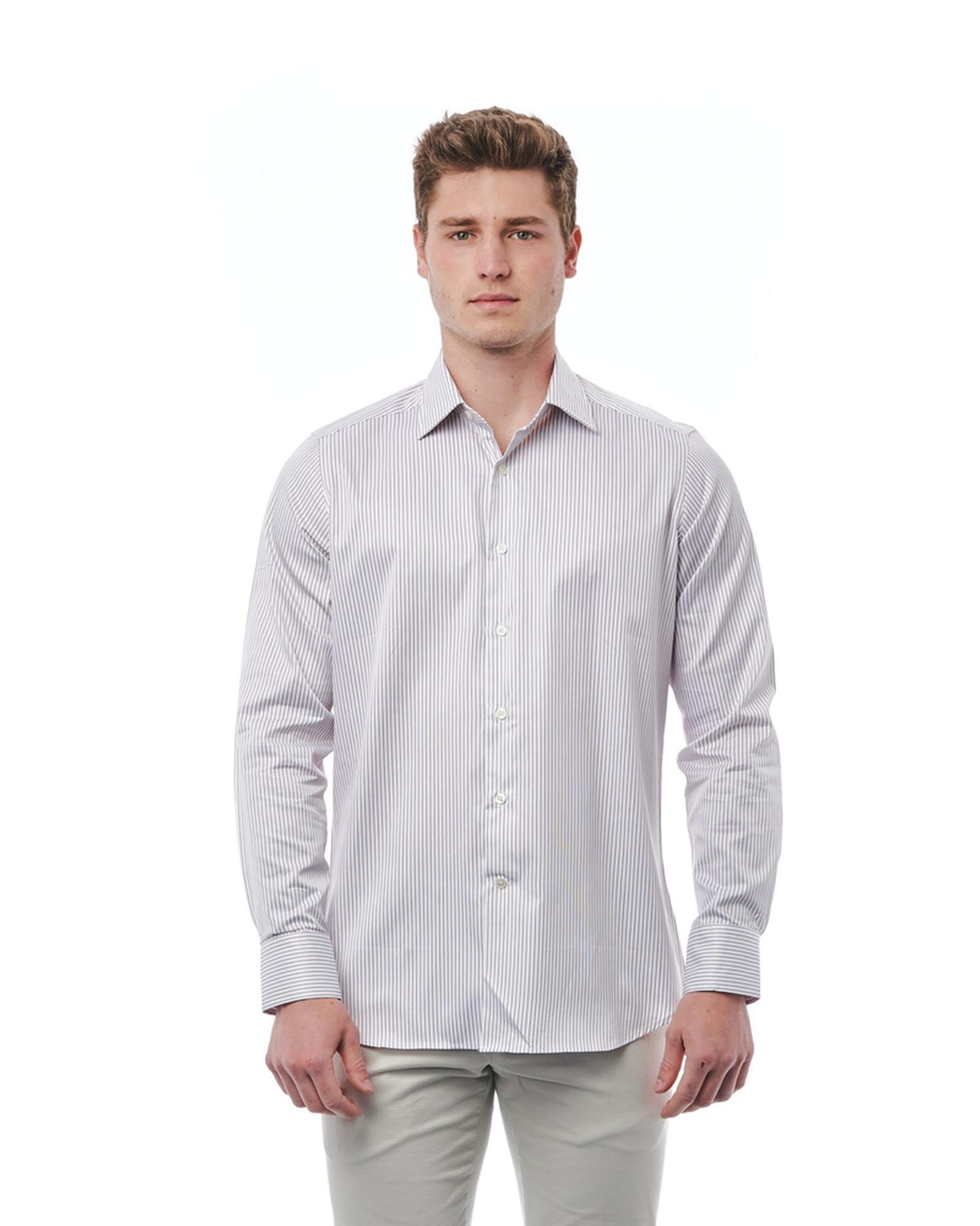 Regular Fit Shirt with Italian Collar 40 IT Men