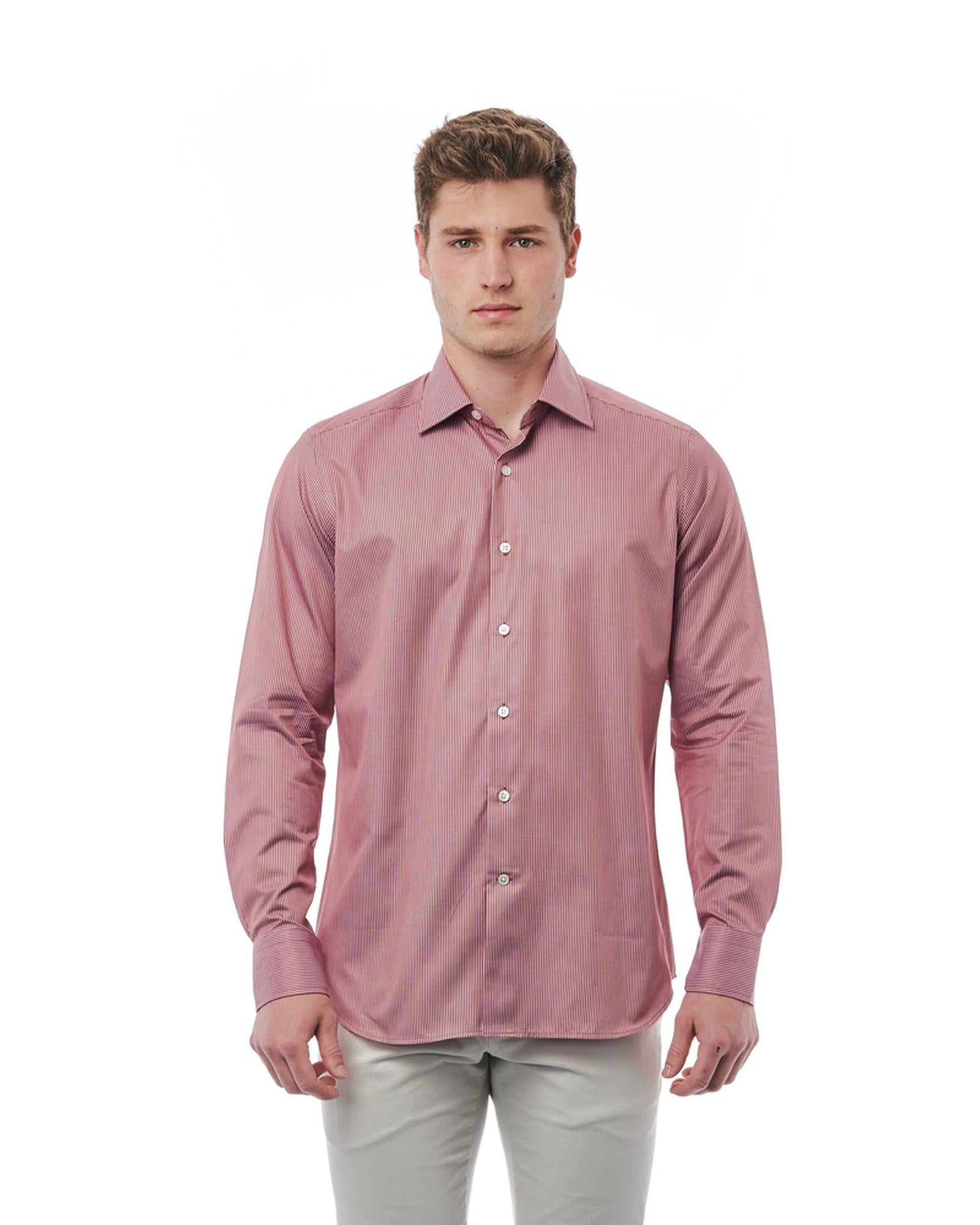 Regular Fit Shirt with Italian Collar 43 IT Men