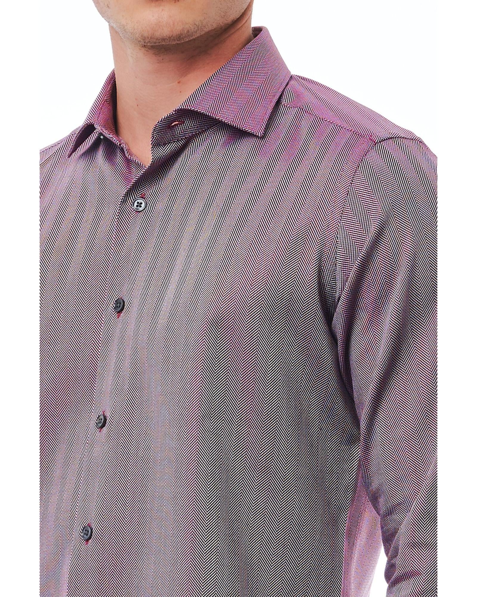 Slim Fit French Collar Shirt 42 IT Men